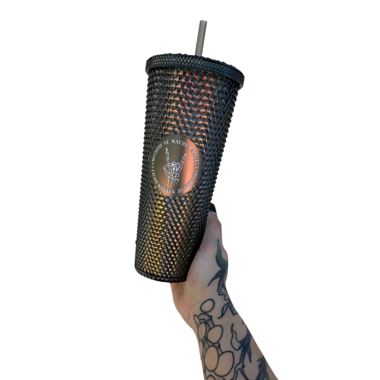 Mothers of Mayhem Society Studded Tumbler