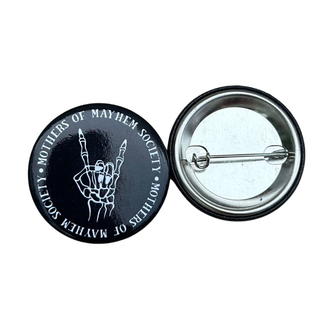 Mothers of Mayhem Society Pinback Button