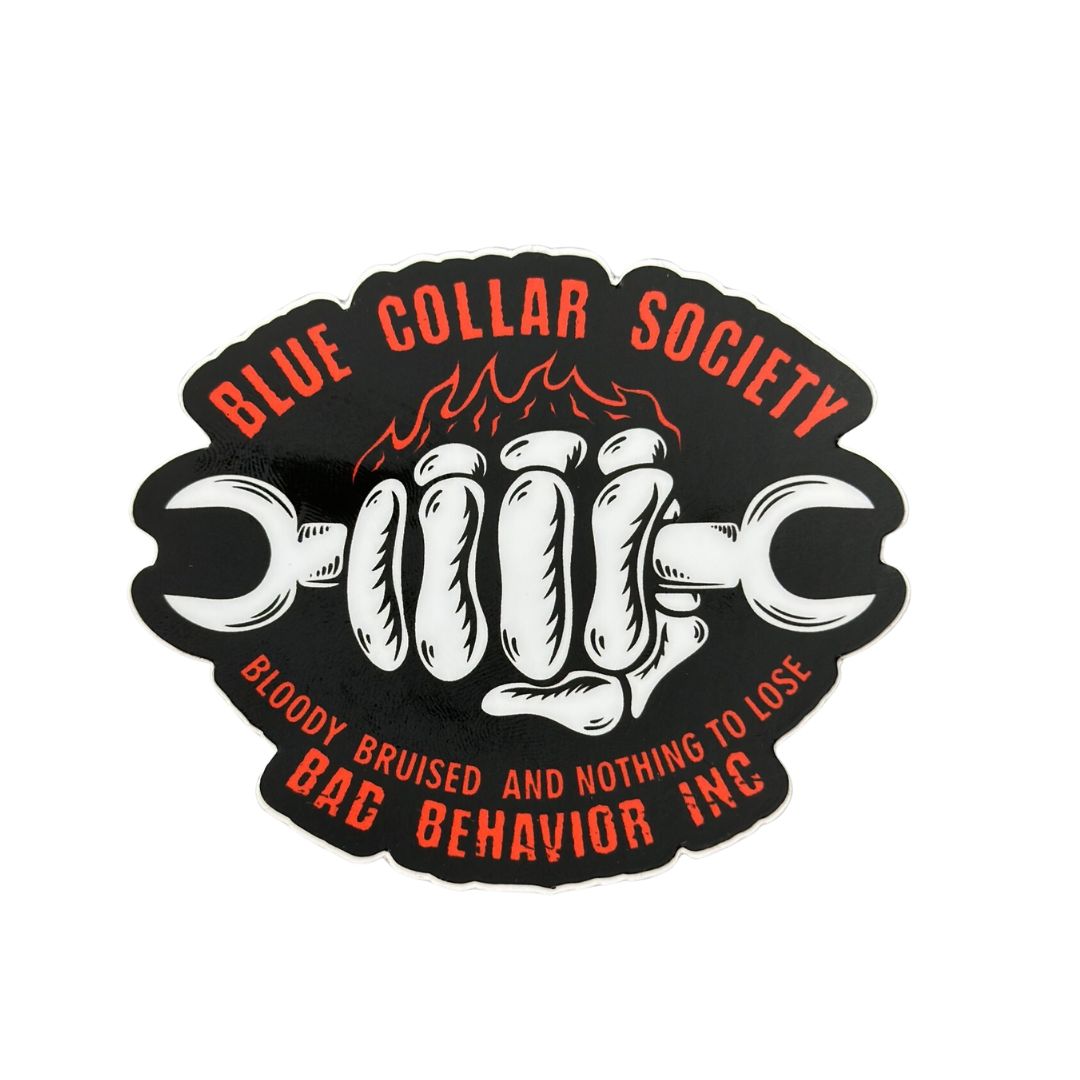 Blue Collar Sticker