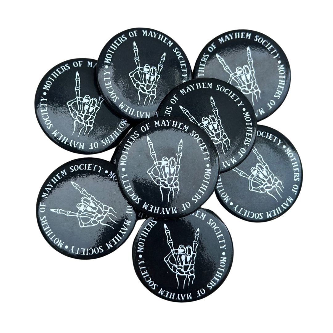 Mothers of Mayhem Society Pinback Button