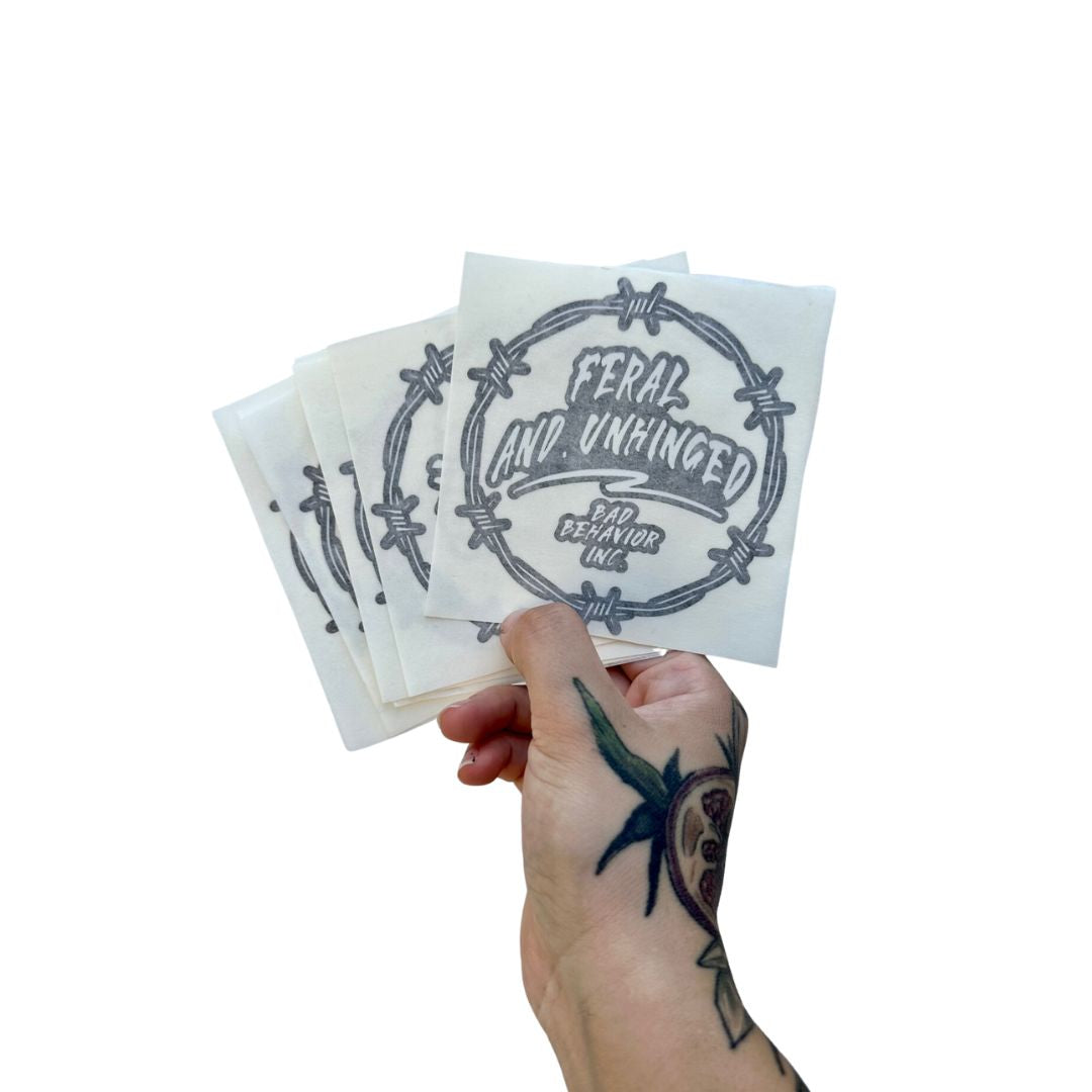 Feral & Unhinged Decal