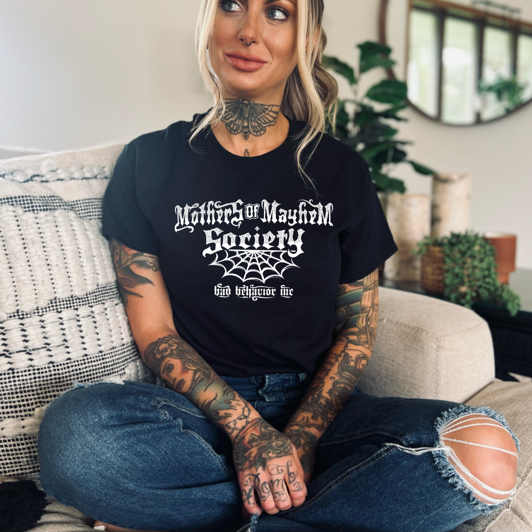 Mothers of Mayhem Society - Wednesday Tshirt