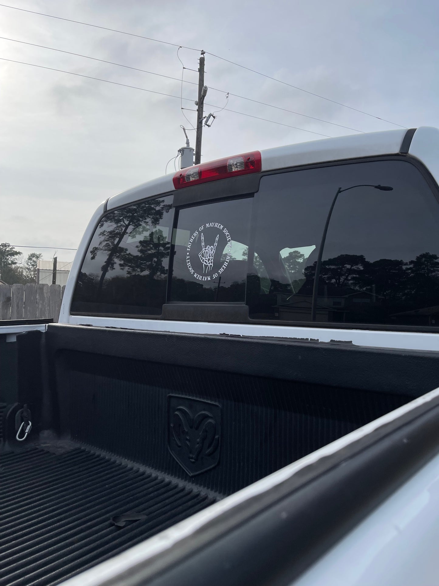 Fathers of Mayhem Society Decal