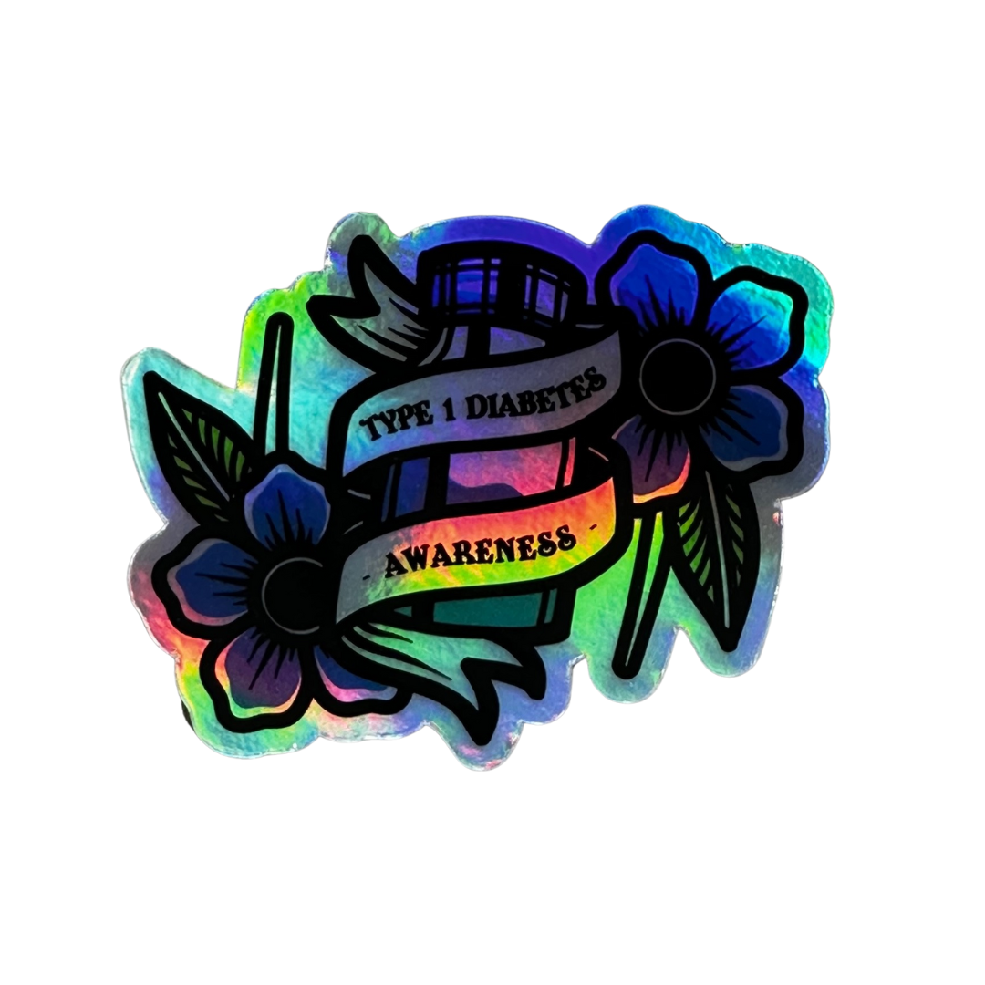 Type 1 Diabetes Awareness Sticker