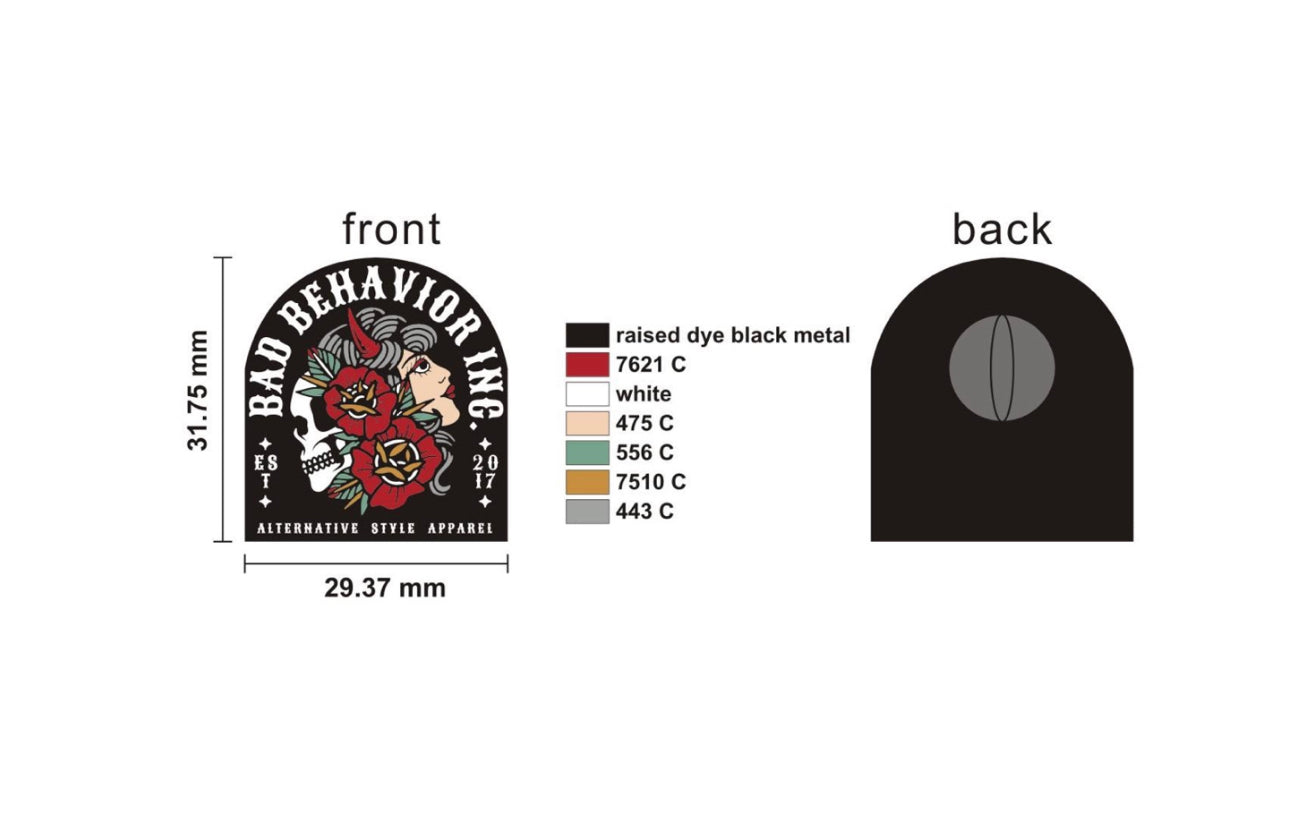 Bad Behavior Inc. Enamel Pin