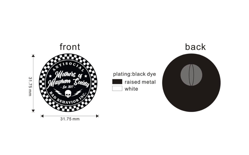 Antisocial MOMS Enamel Pin