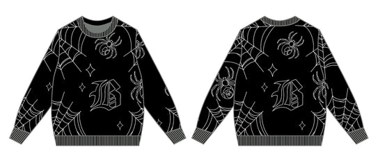Black Widow Knit Sweater PRE ORDER