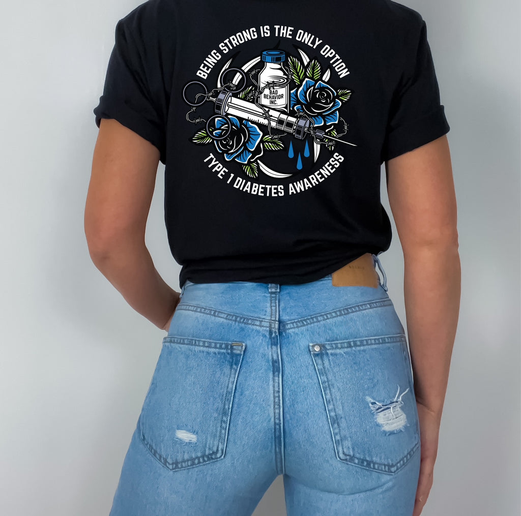 Strong - Type 1 Diabetes Awareness Tshirt
