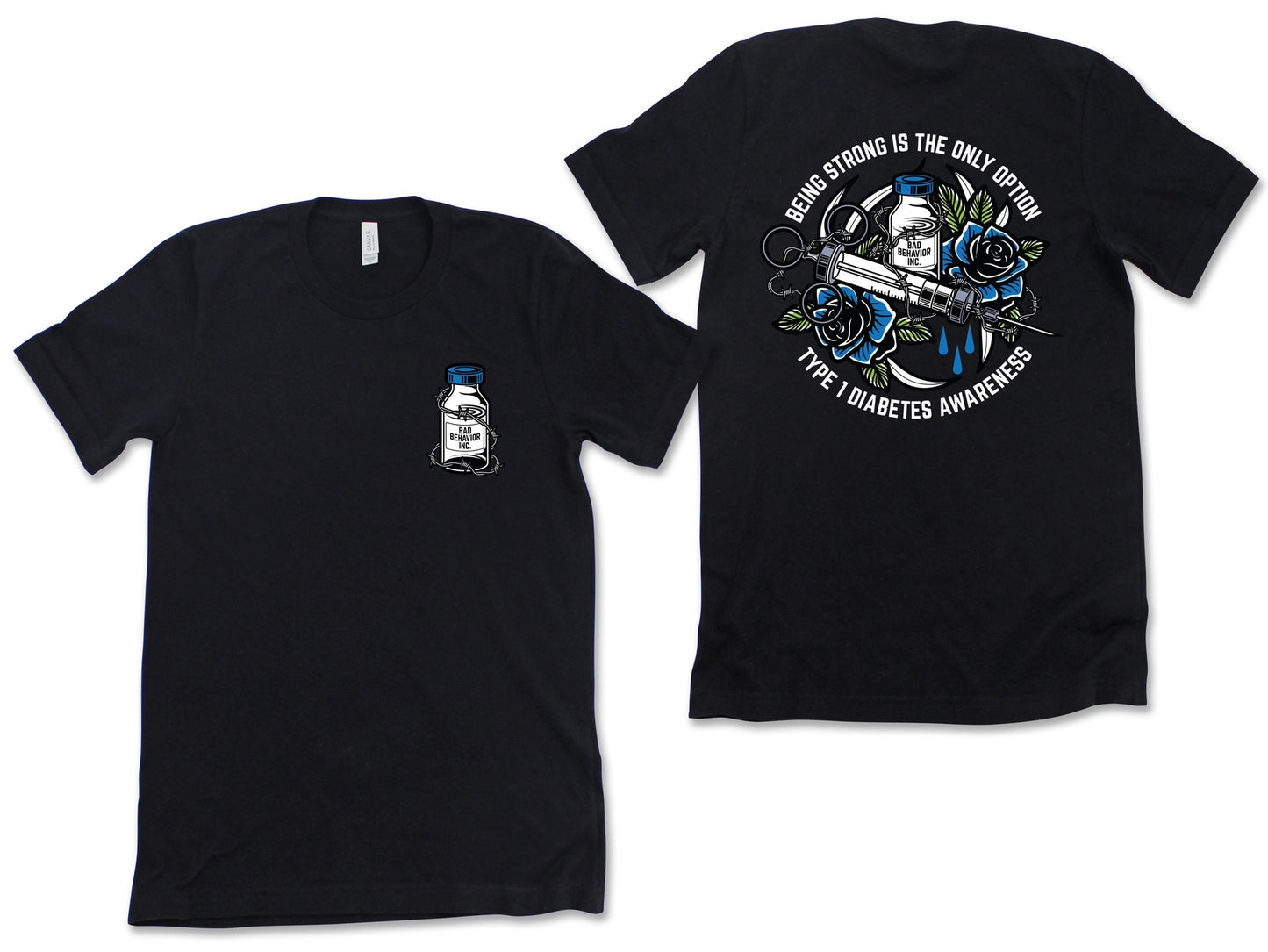 Strong - Type 1 Diabetes Awareness Tshirt