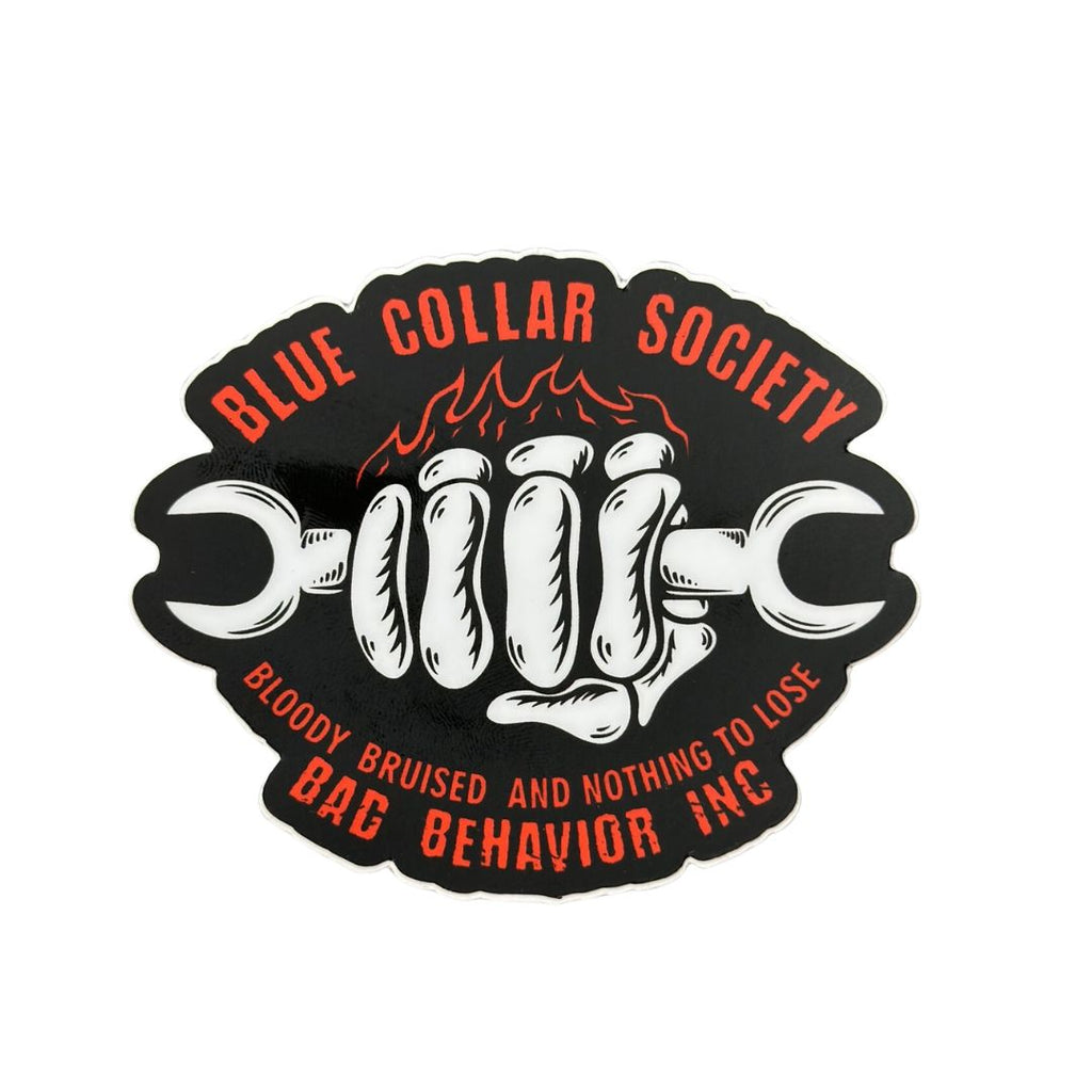 Blue Collar Sticker