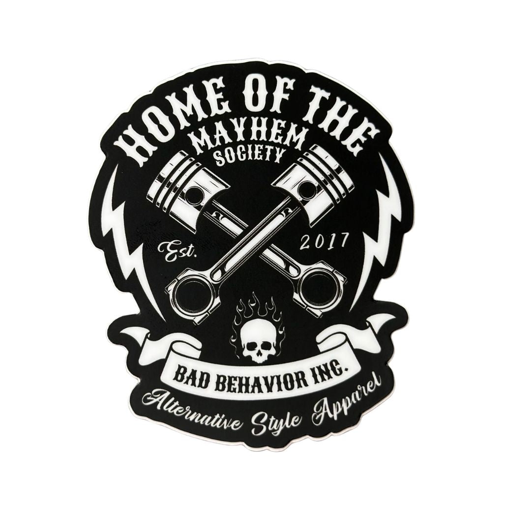 Mayhem Sticker