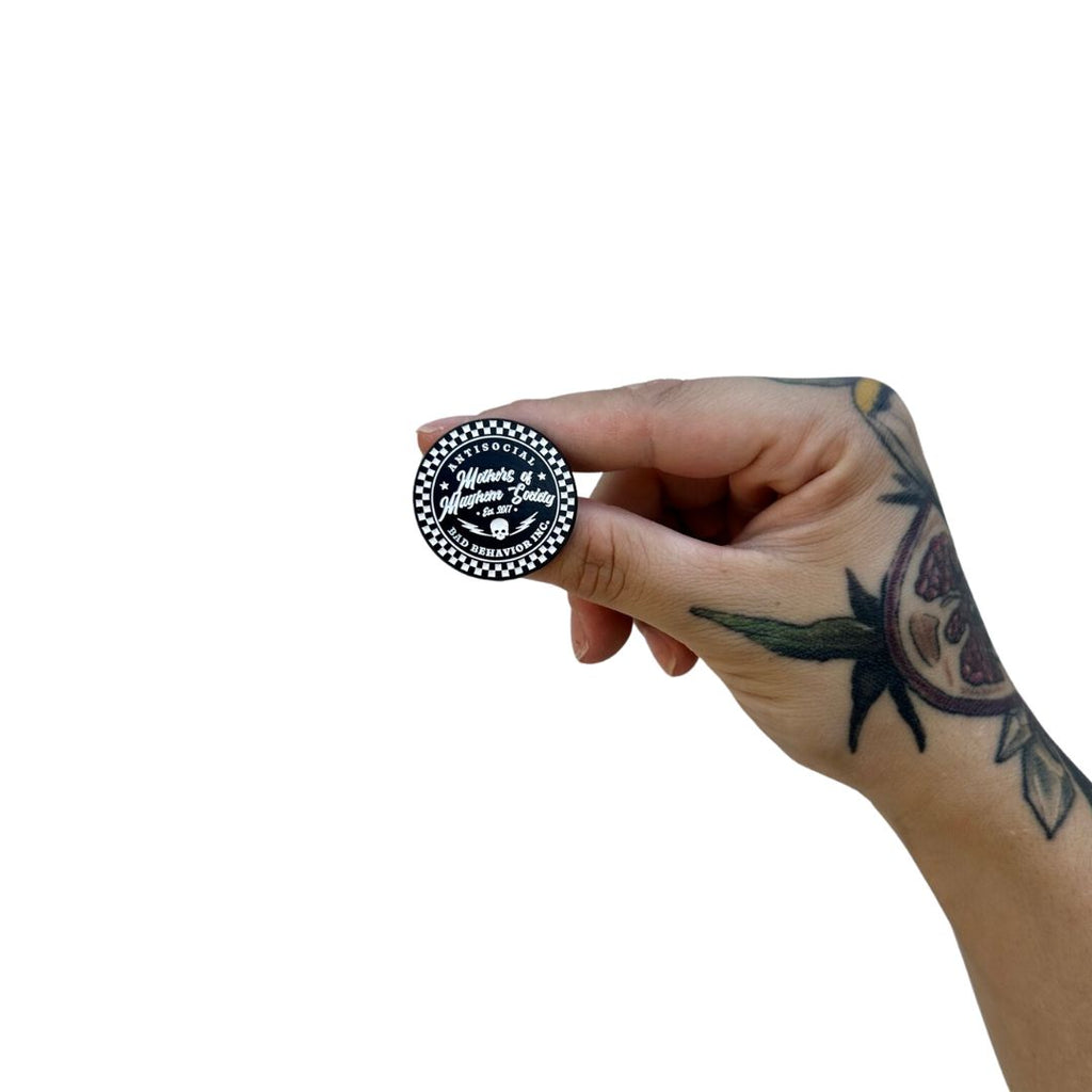 Antisocial MOMS Enamel Pin