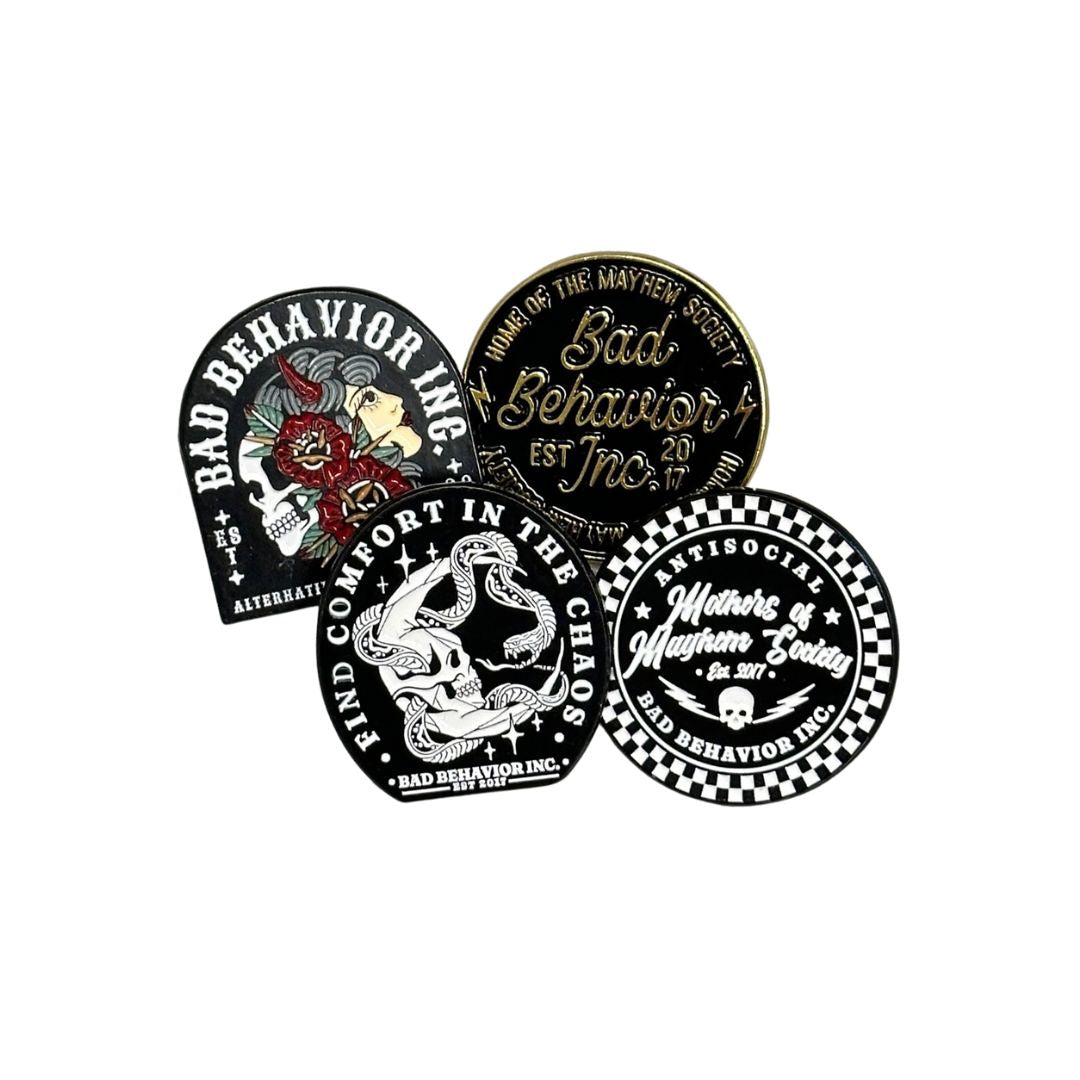 Antisocial MOMS Enamel Pin