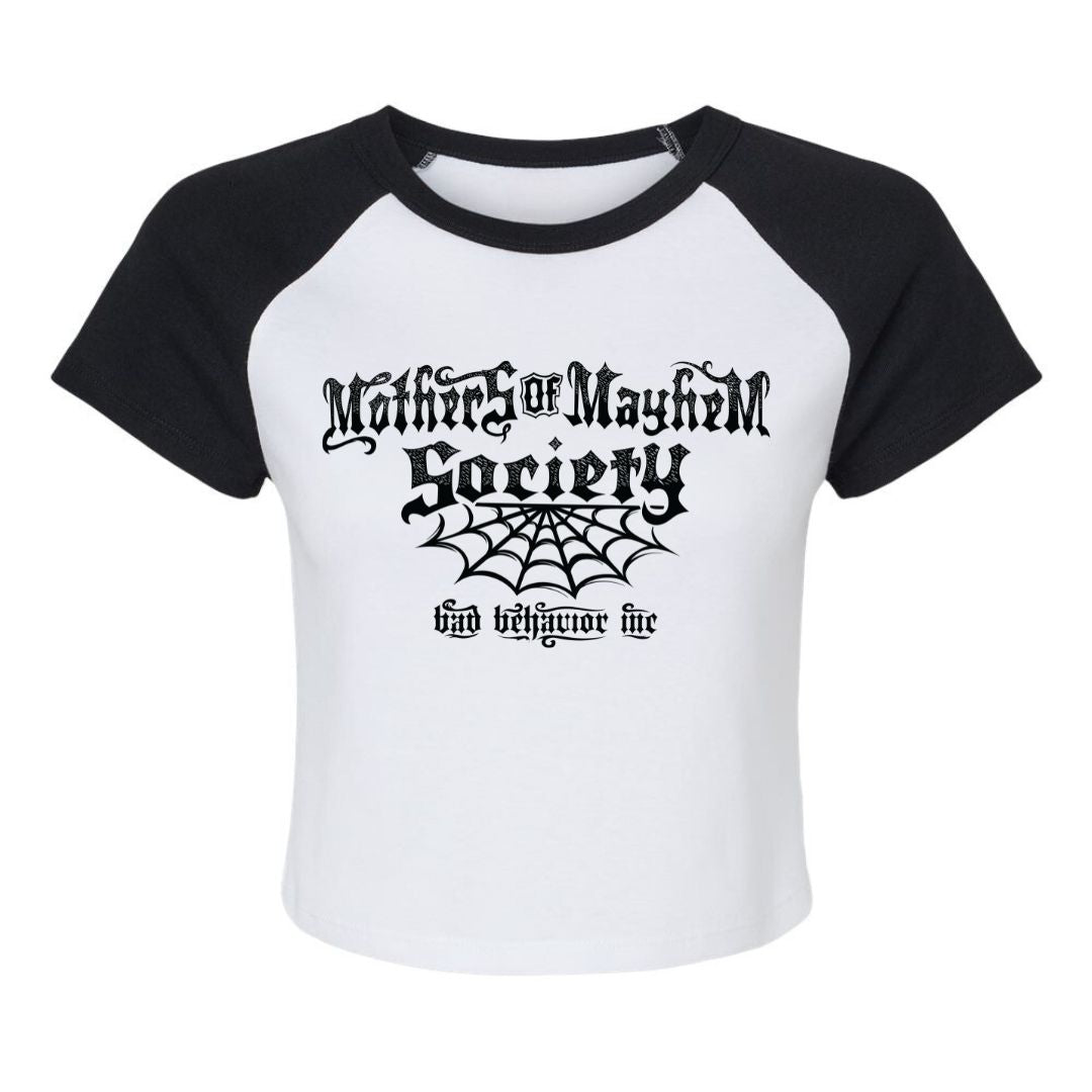 Mothers of Mayhem Society - Wednesday Crop Top