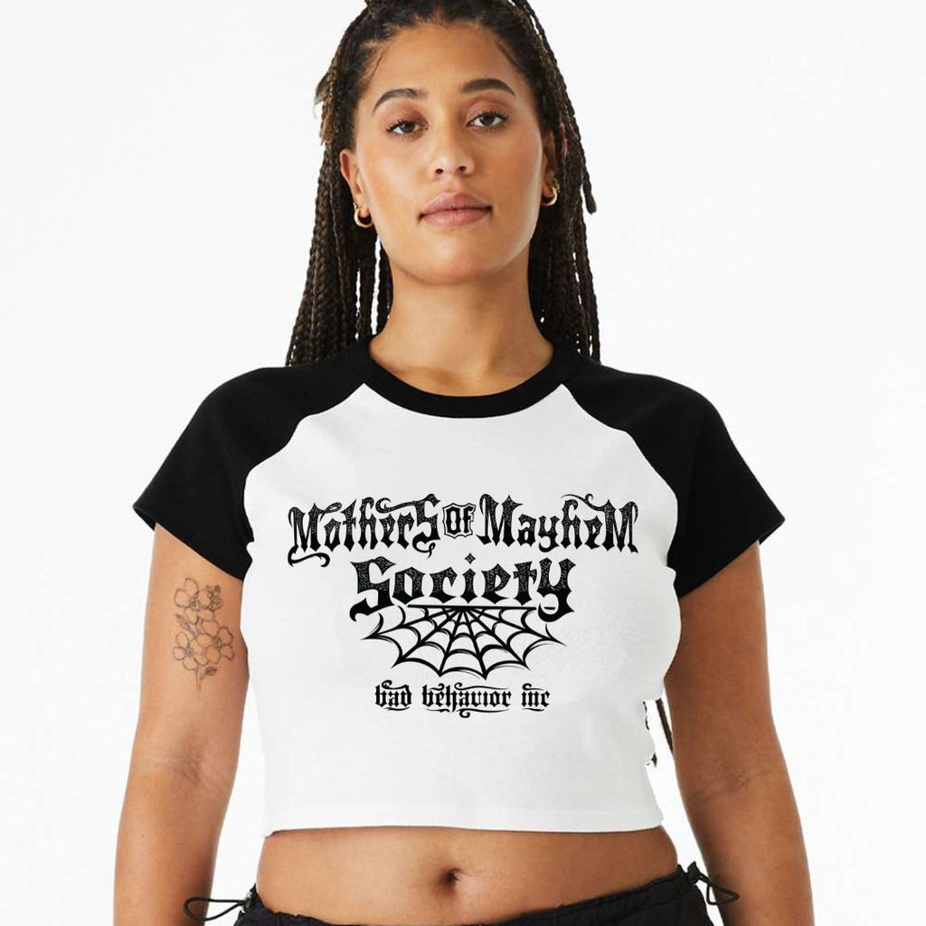 Mothers of Mayhem Society - Wednesday Crop Top