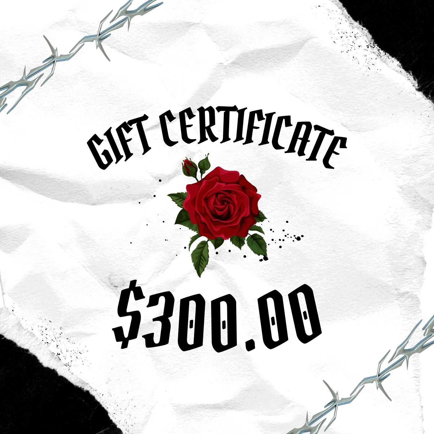 Gift Certificate for Bad Behavior Inc.